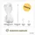 PiuPet Katzennetz 3 x 8 m transparent