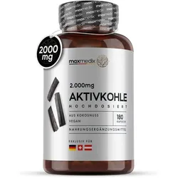 maxmedix Aktivkohle Kapseln