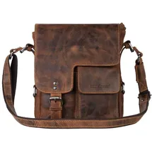GREENBURRY Vintage Revival Vol. 1 Umhängetasche Leder 24 cm braun