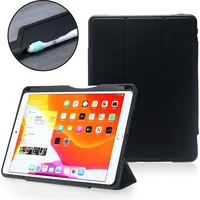 Deqster Rugged Case 2021 iPad 10.2 (7./8./9. Generation (Ipad 10), Tablet Hülle, Schwarz