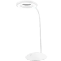 Maximex LED-Schreibtischleuchte Weiß 8-fach