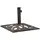 vidaXL Schirmständer Bronze 12 kg 49 cm Braun