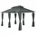 Mondeer Gartenpavillon 3 x 4 m inkl. 6 Seitenteile Grau
