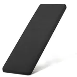 Beautissu Bankauflage 100 x 48 x 5 cm anthrazit 1 St.