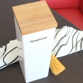 Continenta Vorratsdose Spaghetti weiß 10 x 10 x 34 cm 2,5 l