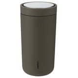 stelton to Go Click Thermobecher, doppelwandig 0,2 l soft bark