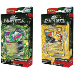 Pokémon Ex-Kampfdeck Eisenblatt-ex oder Kapu-Riki-ex 1 Pack