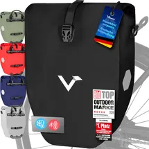 Valkental ValkBasic Fahrradtasche Gepäckträgertasche 28L schwarz