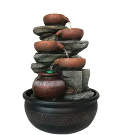 GLOBO FONTANA in Grau/Schwarz