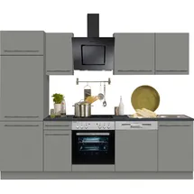 OPTIFIT Küchenzeile Bern 270 cm grau