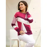 Classic Basics Strickpullover gemustert Altrosa 44