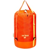 Tatonka Compression Sack 8l - Leichter, komprimierbarer Packsack mit Schnallenverschlüssen und Schnürzug - Aus recyceltem Polyester - 8 Liter Volumen (red orange)