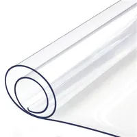 40,6 x 121,9 cm transparenter Kunststoff-Tischschutz, rechteckig, dick, abwischbar, transparent, Kunststoff, Vinyl-Tischdecke, Möbel, PVC-Schutz, Schreibtischunterlage, wasserdicht, Esstischschutz,