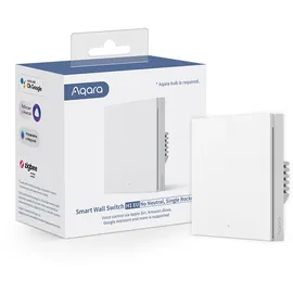 Aqara Smart Wall Switch H1 (ohne Neutralleiter, Einzelschalter) -