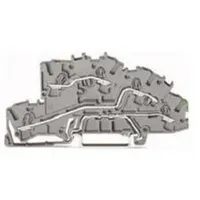 WAGO GmbH& Co. KG Installationsetagenklemme 4mm2 L/L/PE grau