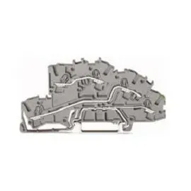 WAGO GmbH& Co. KG Installationsetagenklemme 4mm2 L/L/PE grau