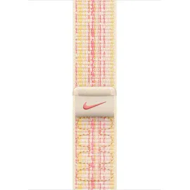 Apple Sport Loop 45 mm starlight/pink