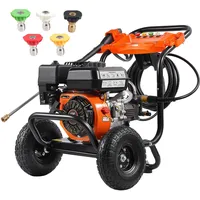 Vevor Benzin Hochdruckreiniger 3500 PSI 10 L/min 2,6 GPM mit Hochdruckpistole und 5-Düsen-Set