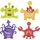 Brunnen 102735703 Stressball Monster, sortiert