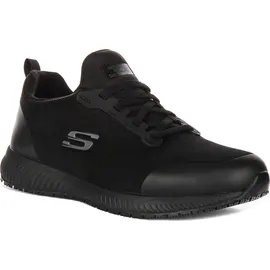 SKECHERS Squad SR Myton Sneaker, Black Textile Synthetic, 42