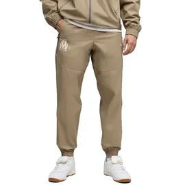 Puma Olympique Marseille 25/26 Tech Reise Hosen Velvet Moss/Golden Fog M