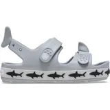 Crocs Unisex Kinder Crocband Cruiser Shark Sandalt Sandale, Shark Light Grey, 27/28 EU