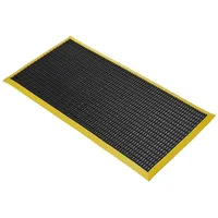 COBA Europe Arbeitsplatzmatte PVC 1,2 m x 0,6 m schwarz