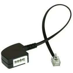 Telefonadapter RJ11-Stecker/TAE-F-Buchse