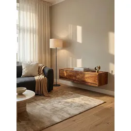 KADIMA DESIGN Lowboard 108x25x34 cm Braun Holz