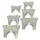 Haromac Metallkrallen-Keile Set 2-teilig, 30490020SB