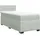 vidaXL Boxspringbett 90 x 200 cm Hellgrau