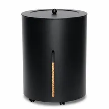 MS Beschläge Pelletkorb rund ø 38cm Metall Schwarz