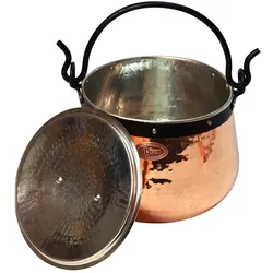 `CopperGarden®` Kupferkessel 3 Liter  verzinnt mit Deckel