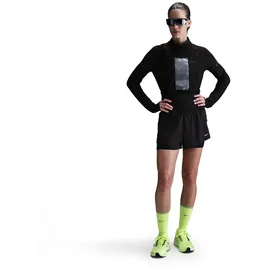 Nike Laufshorts Damen Schwarz/Reflektierendes Silber L