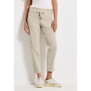 STREET ONE Damen, 3715975 loose fit Cordhose, Malted beige, 40W x 28L