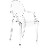 Kartell 4852B4 Stuhl Louis Ghost Glas klar