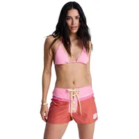 Roxy Boardshorts "The Cheeky Baby 2", Damen, Gr. XXL, US-Größen, ginger spice, Obermaterial: 72% Microfaser, 18% Microfaser, 10% Walkfrottier., Hosen