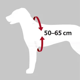 Trixie Dog Protect Hundegeschirr Schwarz 50-65 cm