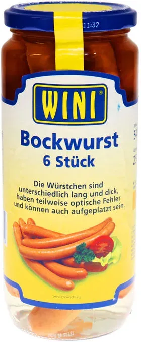 Bockwurst im Glas