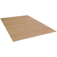 DE-COmmerce Bambusteppich Massive Pure, 75x240 cm, 17mm gehärtete Stege, Teppich ohne Bordüre, Bambusmatte