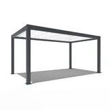Weide Carport Aluminium Pergola 3x5,3m anthrazit Garage Überdachung