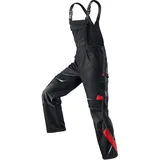 Kübler Pulsschlag Latzhose 3324 schwarz/mittelrot Größe 31