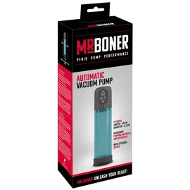 Mister Boner Penispumpe „Automatic Vacuum“ mit 8 Saugmodi, transparent