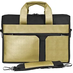 e5 Boston Nylon Tasche für 15.6" Notebook, Gold