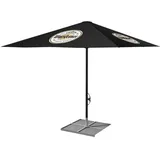 Warsteiner Sonnenschirm 4 m rund schwarz