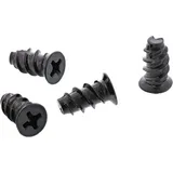 InLine Lüfterschrauben 5,0x10,0mm, schwarz 50er Pack