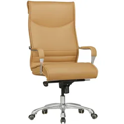 Bürostuhl Chefsessel BIGBOSS Bezug Kunstleder Caramel mit Wippfunktion - Caramel
