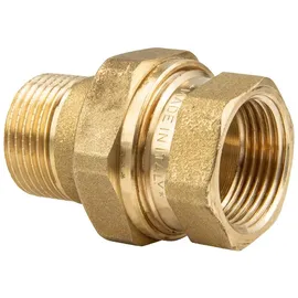 tecuro Verschraubung 1 Zoll flachdichtend Messing