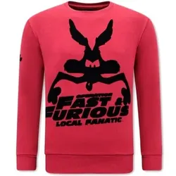 Local Fanatic  Sweatshirt Fast And Furious  in Rot, EU XL