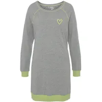 VIVANCE DREAMS Damen Nachthemd hellgrau-meliert Gr.40/42